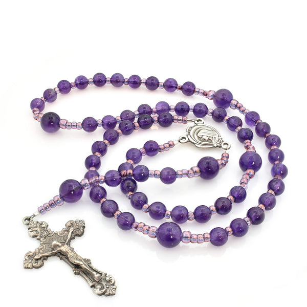 Amethyst 5-Decade Rosary
