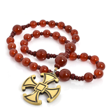 Carnelian 33 bead Prayer Beads