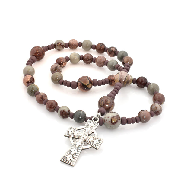 Crazy Horse Jasper 33-Bead Prayer Beads
