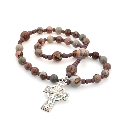 Crazy Horse Jasper 33-Bead Prayer Beads