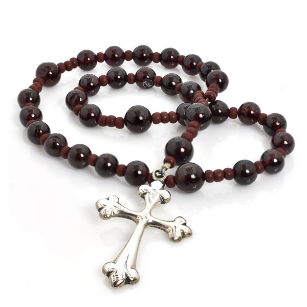 Garnet 33-Bead Prayer Beads