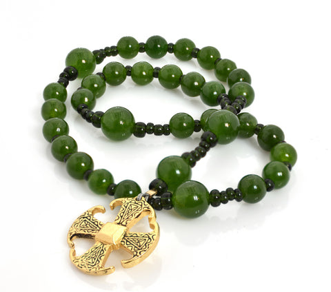 Kowloon Jade 33-bead Prayer Bead