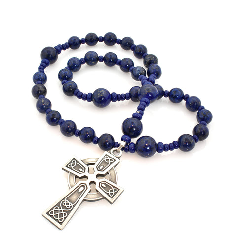 Lapis 33-Bead Prayer Beads