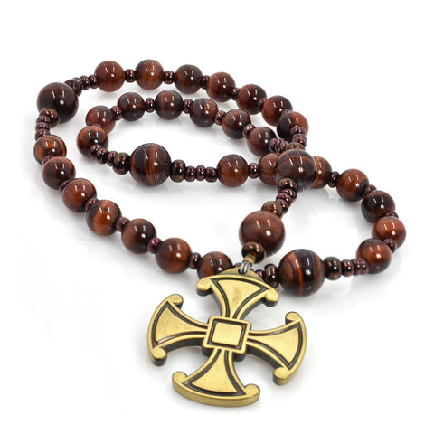 Red Tiger Eye 33-bead Prayer Beads